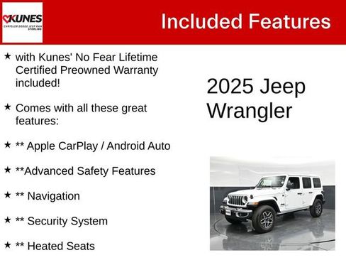 Used 2025 Jeep Wrangler Unlimited Sahara AWD/4WD image 4