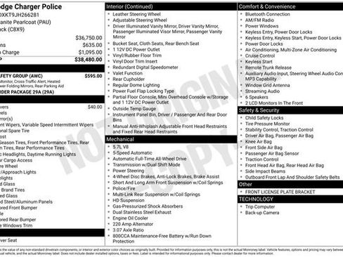 Used 2018 Dodge Charger Police w/ Fleet Safety Group AWD/4WD image 15