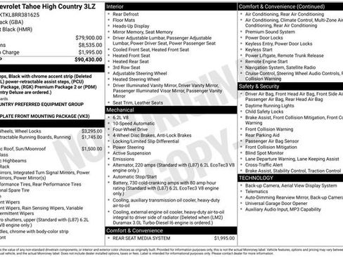 Used 2024 Chevrolet Tahoe High Country AWD/4WD image 41