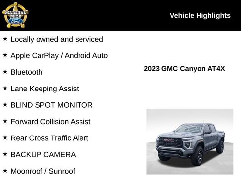 Used 2023 GMC Canyon AT4X AWD/4WD image 2