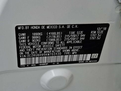 Used 2019 Honda HR-V Touring image 25