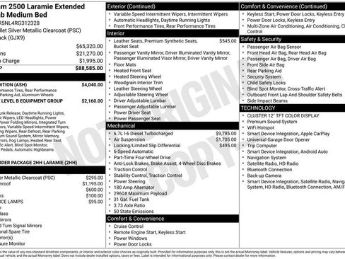 Used 2024 RAM 2500 Laramie w/ Night Edition AWD/4WD image 36
