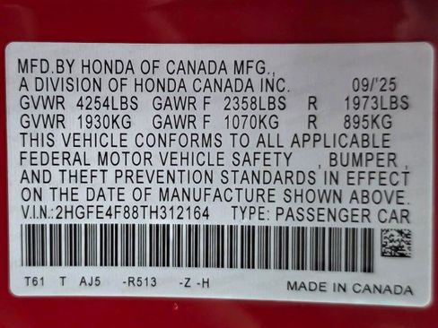 Used 2026 Honda Civic Sport Touring image 41