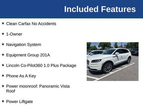 Used 2023 Lincoln Nautilus Reserve w/ Equipment Group 201A AWD/4WD image 3