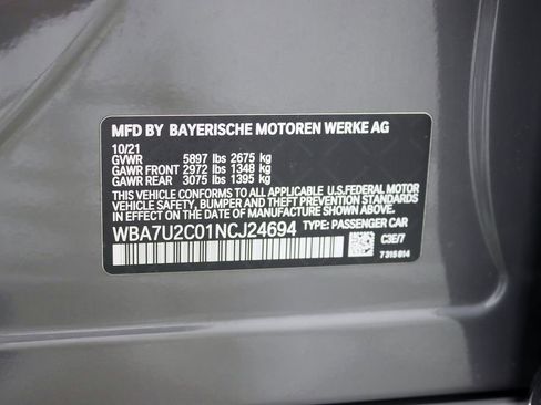 Used 2022 BMW 750i xDrive w/ Executive Package AWD/4WD image 45