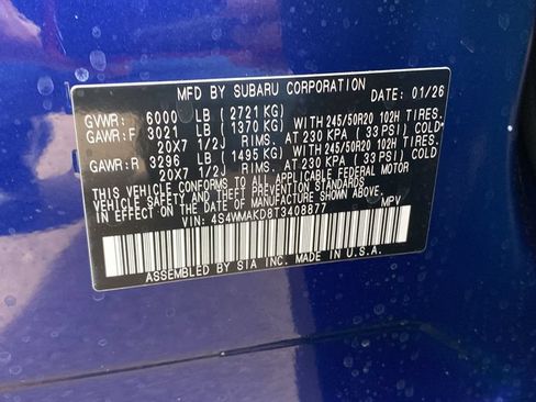 Used 2026 Subaru Ascent Touring AWD/4WD image 32