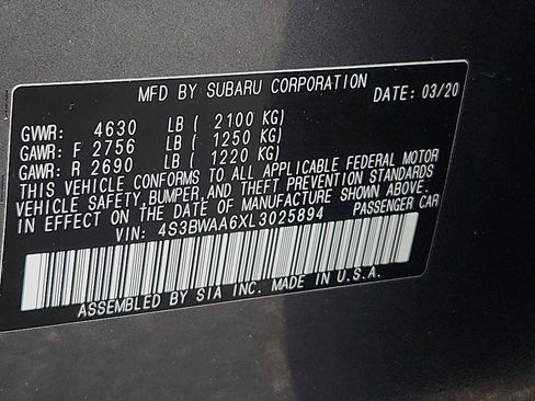 Used 2020 Subaru Legacy AWD/4WD image 26