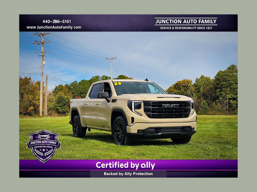 Used 2023 GMC Sierra 1500 Elevation w/ LPO, Elevation Black Package AWD/4WD 360° Tour
