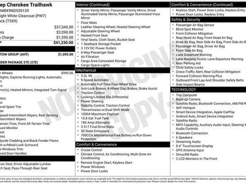 Used 2022 Jeep Cherokee Trailhawk w/ Trailer Tow Group image 19