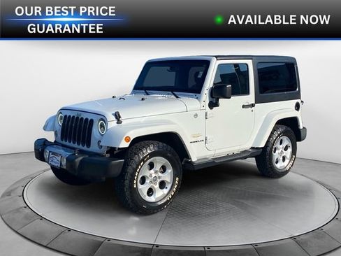 Used 2015 Jeep Wrangler Sahara w/ Connectivity Group AWD/4WD image 1