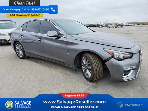 Used 2019 INFINITI Q50 Luxe w/ Essential Package (3.0T Luxe) AWD/4WD image 5