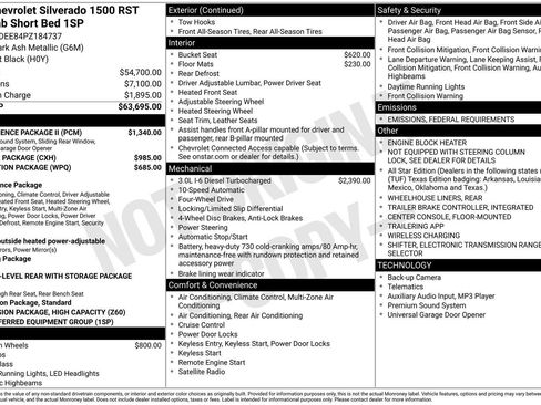 Used 2023 Chevrolet Silverado 1500 RST w/ Convenience Package II image 2