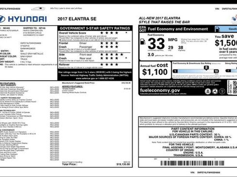 Used 2017 Hyundai Elantra SE FWD image 2