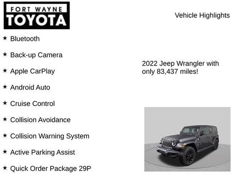 Used 2022 Jeep Wrangler Unlimited Sahara w/ Cold Weather Group AWD/4WD image 8