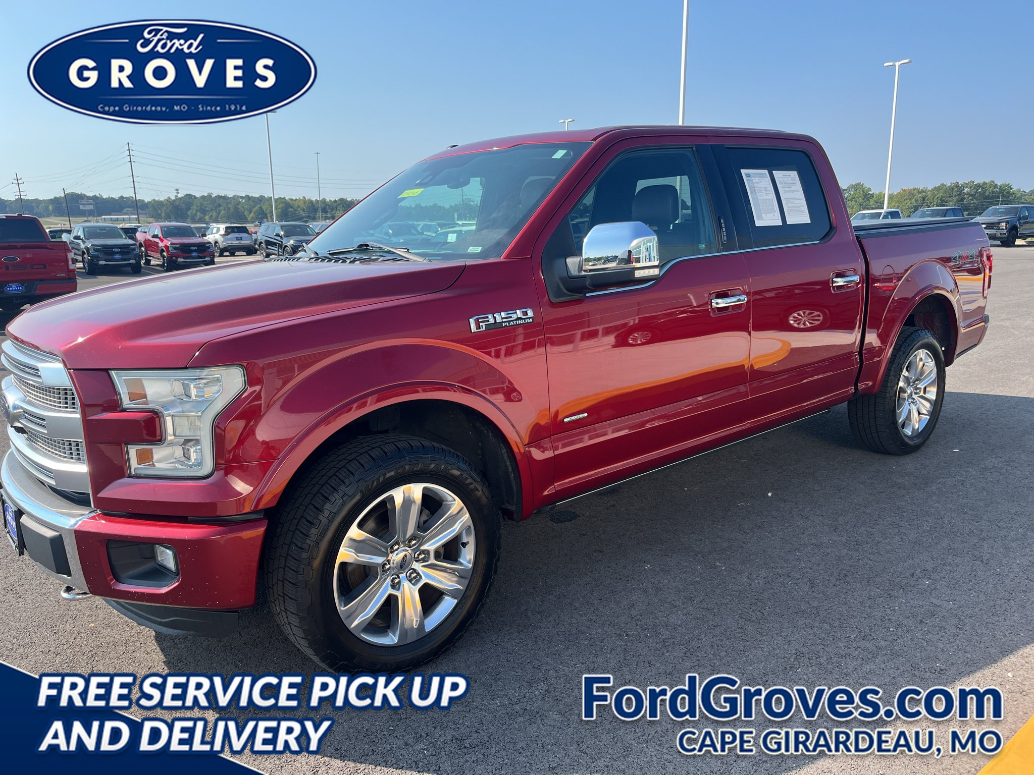 Used 2015 Ford F150 Platinum w/ Technology Package AWD/4WD image 1