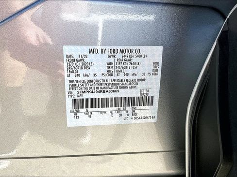 Certified 2024 Ford Edge SEL w/ Convenience Package AWD/4WD image 35