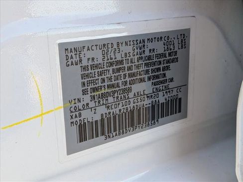 Used 2023 Nissan Sentra SR w/ Trunk Package image 25