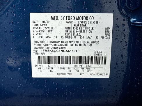 Used 2022 Ford Explorer ST w/ Equipment Group 401A AWD/4WD image 34