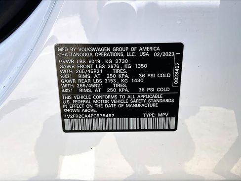 Used 2023 Volkswagen Atlas SEL Premium AWD/4WD image 71