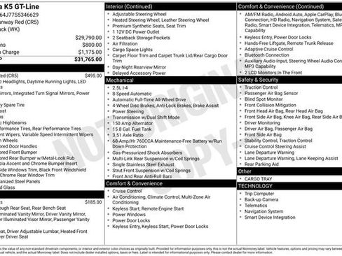 Certified 2025 Kia K5 GT-Line image 35