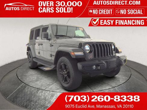 Used 2021 Jeep Wrangler Unlimited Sahara AWD/4WD image 1