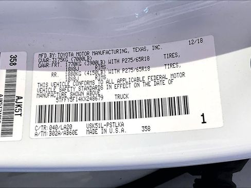 Used 2019 Toyota Tundra Limited image 37