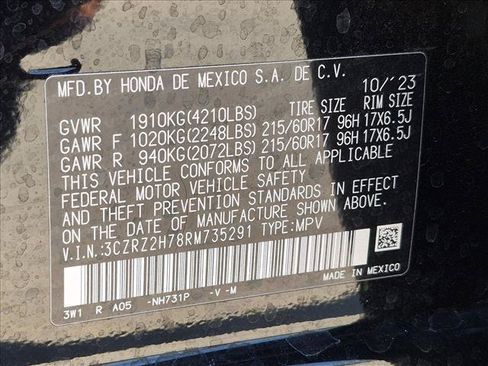 Used 2024 Honda HR-V EX-L image 24