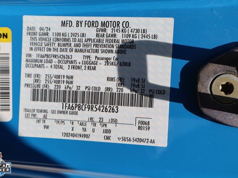 Certified 2024 Ford Mustang GT Premium RWD image 28