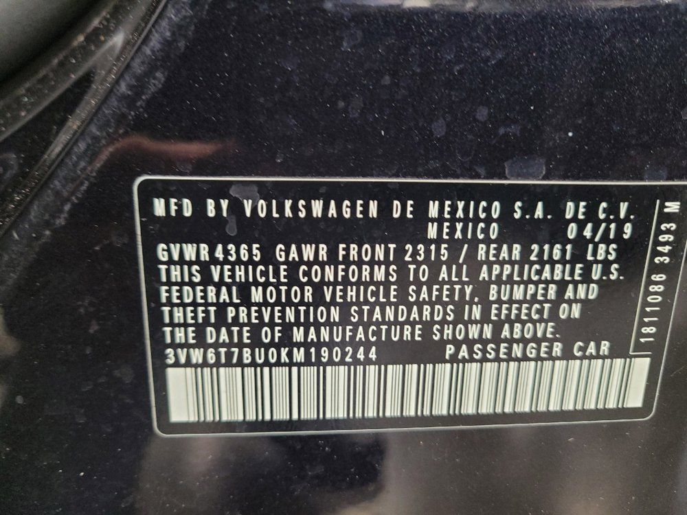 Used 2019 Volkswagen Jetta GLI FWD image 33