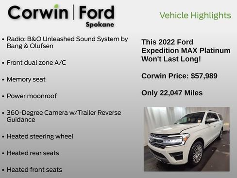 Used 2022 Ford Expedition Max Platinum image 6