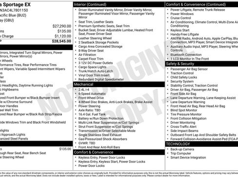 Used 2020 Kia Sportage EX image 14