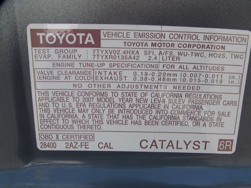 Used 2007 Toyota Camry CE FWD image 33