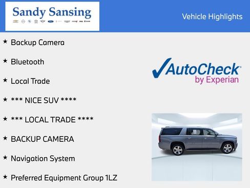 Used 2015 Chevrolet Suburban LTZ w/ Max Trailering Package RWD image 7