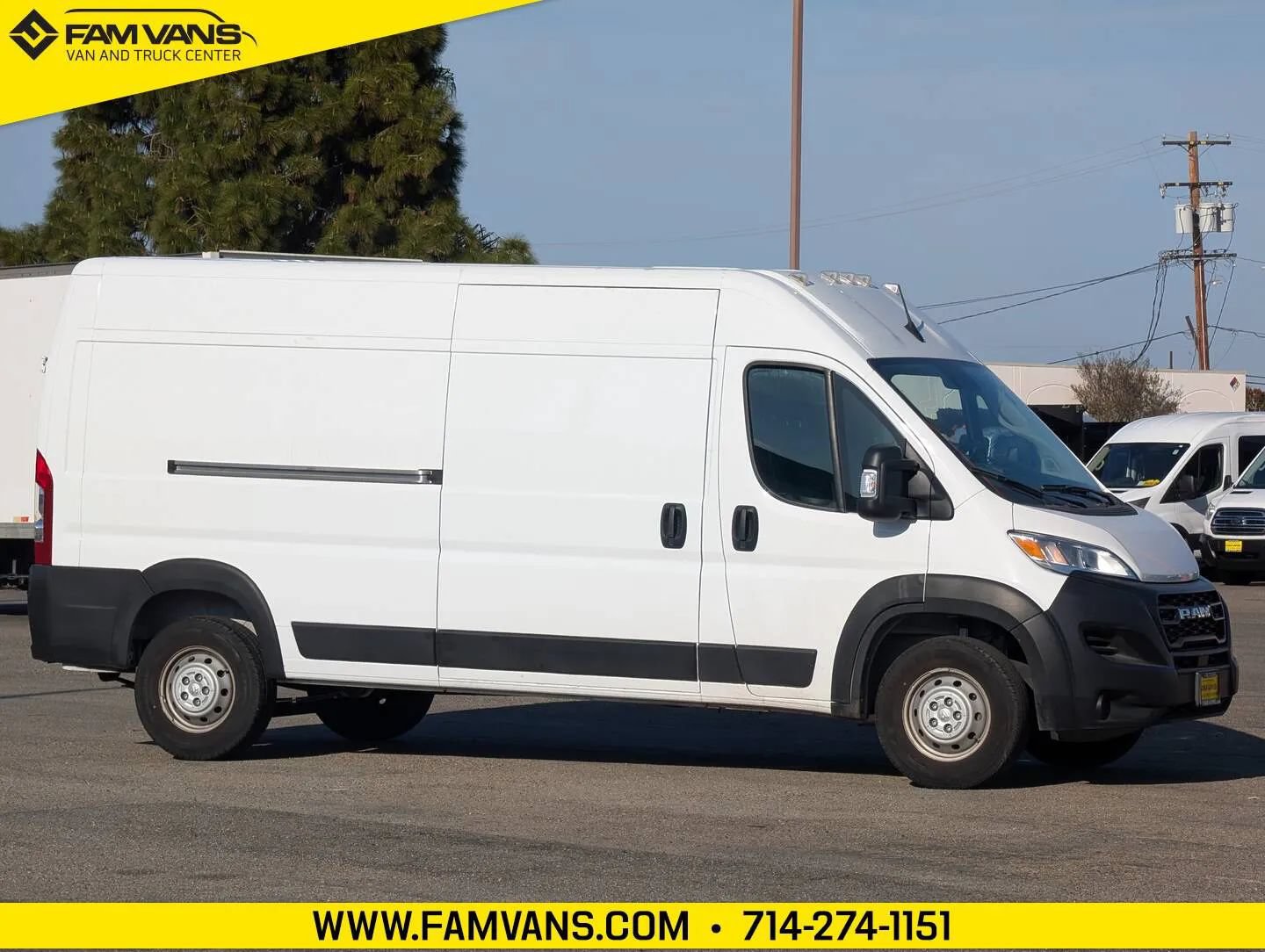 Used 2023 RAM ProMaster 2500 w/ Interior LED Lighting Group FWD image 1