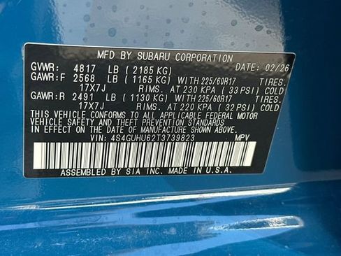 Used 2026 Subaru Crosstrek 2.5i Wilderness image 26