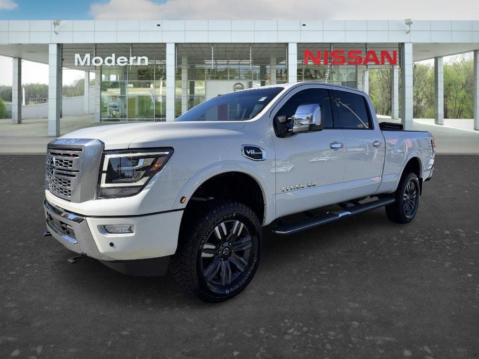Used 2022 Nissan Titan Platinum Reserve w/ Moonroof Package AWD/4WD image 1