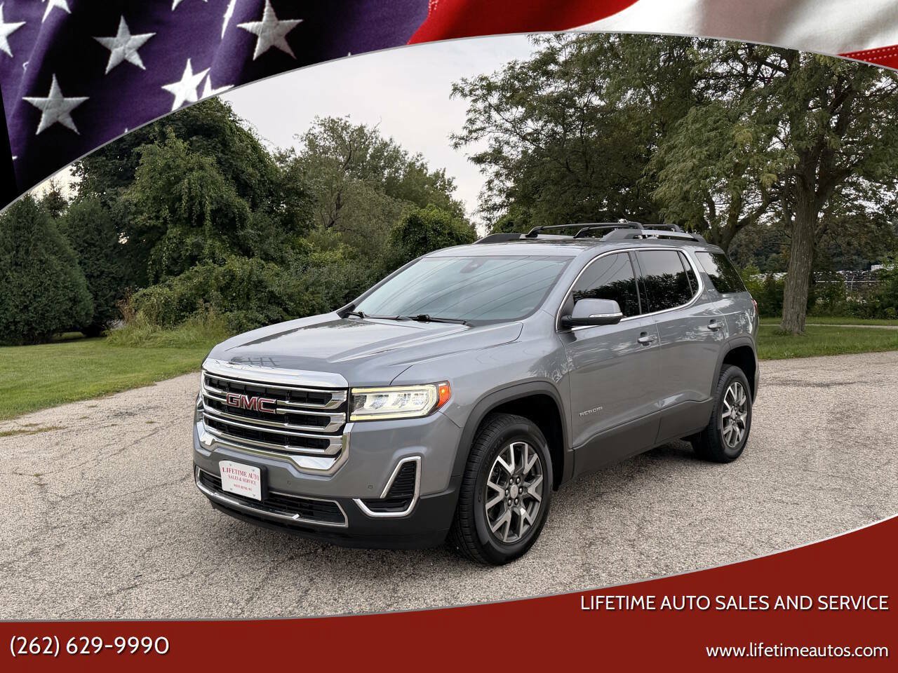 Used 2021 GMC Acadia SLE w/ Driver Convenience Package AWD/4WD image 1
