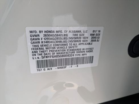 Used 2016 Honda Pilot Elite image 38