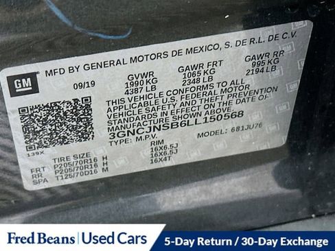 Used 2020 Chevrolet Trax LS w/ Tint and Cruise Package AWD/4WD image 31