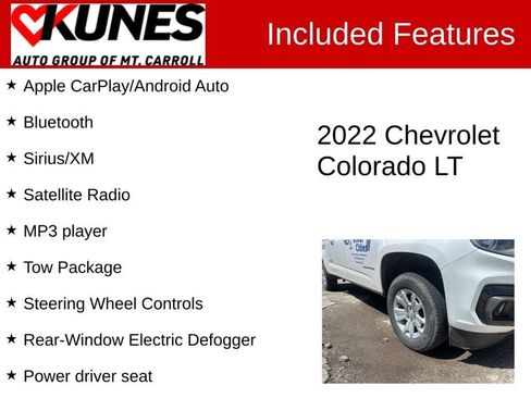 Used 2022 Chevrolet Colorado LT w/ LT Convenience Package AWD/4WD image 3