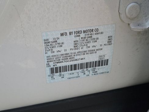 Used 2025 Ford Explorer ST w/ Sun And Sound Package RWD image 27
