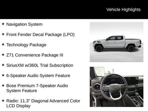 New 2026 Chevrolet Colorado Z71 w/ Technology Package image 27