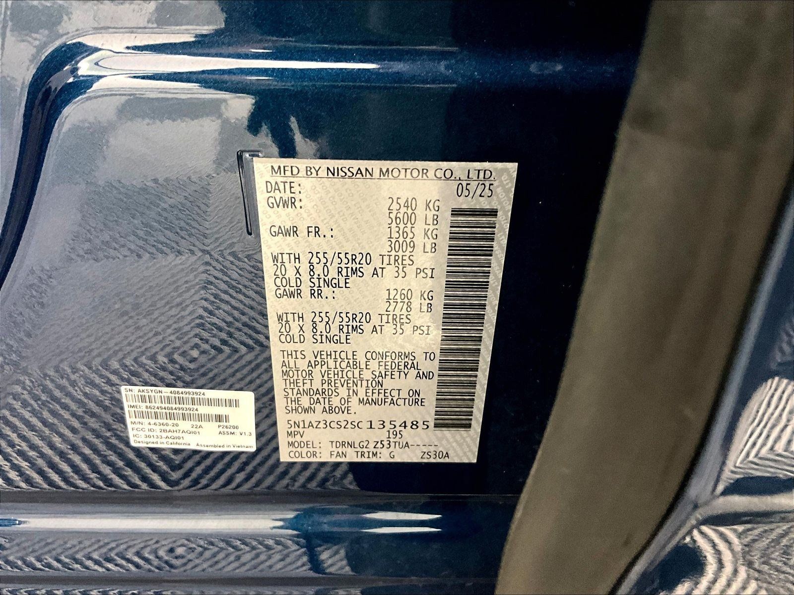 Certified 2025 Nissan Murano SL AWD/4WD image 19