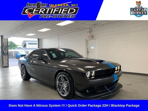 Used 2022 Dodge Challenger R/T w/ Blacktop Package RWD image 1