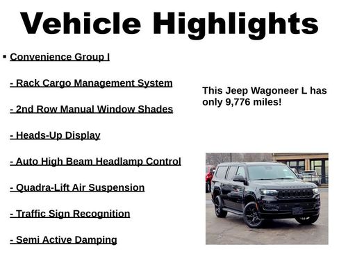 Used 2024 Jeep Wagoneer L Series II w/ Convenience Group I image 31