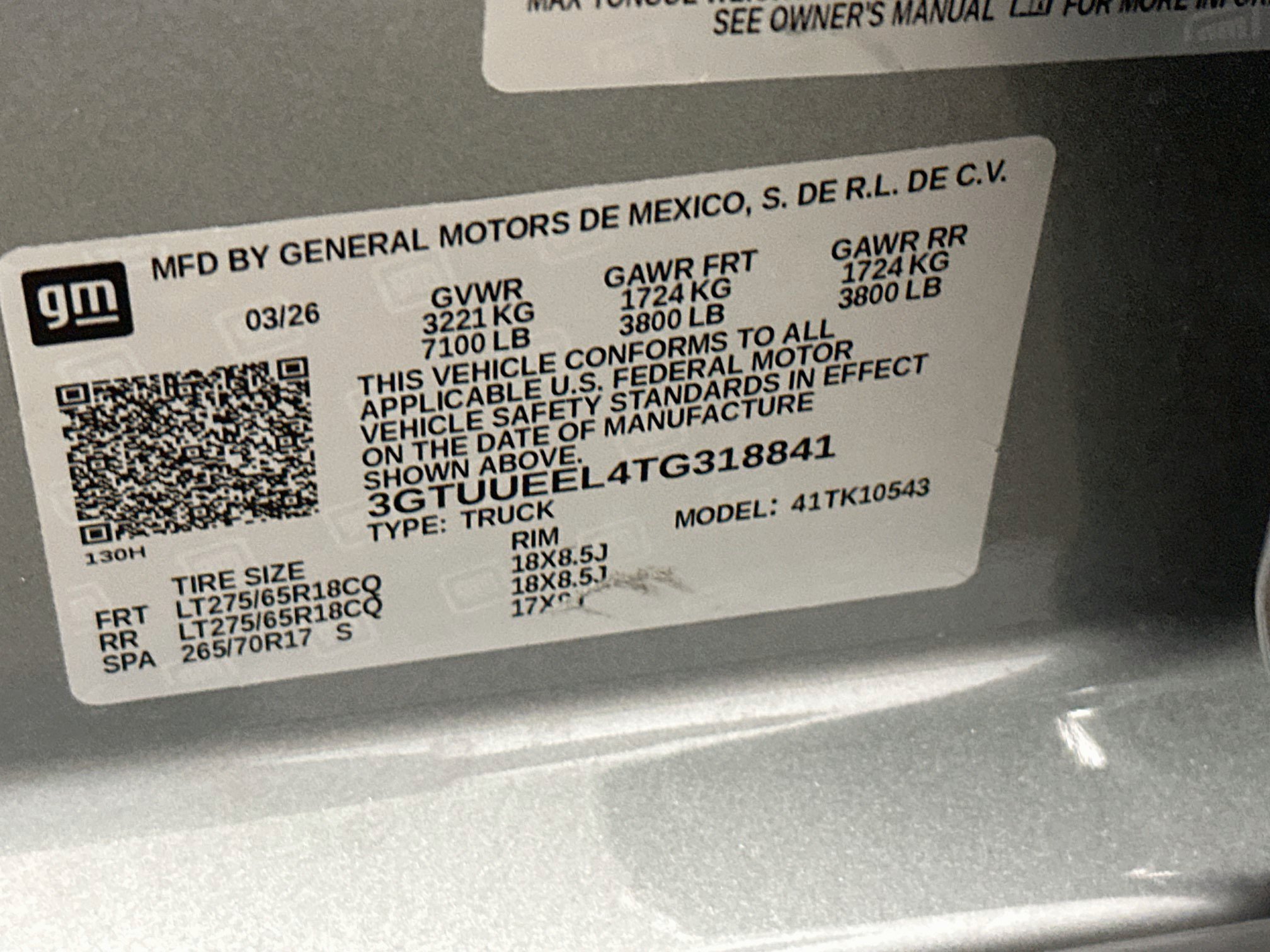 Used 2026 GMC Sierra 1500 AT4 AWD/4WD image 12