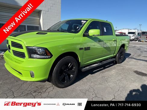 Used 2017 RAM 1500 Sport w/ Sublime Green Sport Package image 1