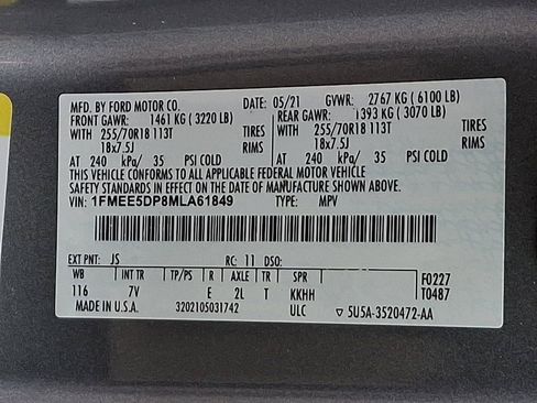 Used 2021 Ford Bronco Outer Banks image 29