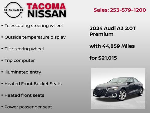 Used 2024 Audi A3 2.0T Premium FWD image 25