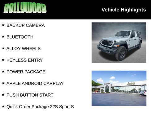 Used 2024 Jeep Wrangler Unlimited Sport AWD/4WD image 3